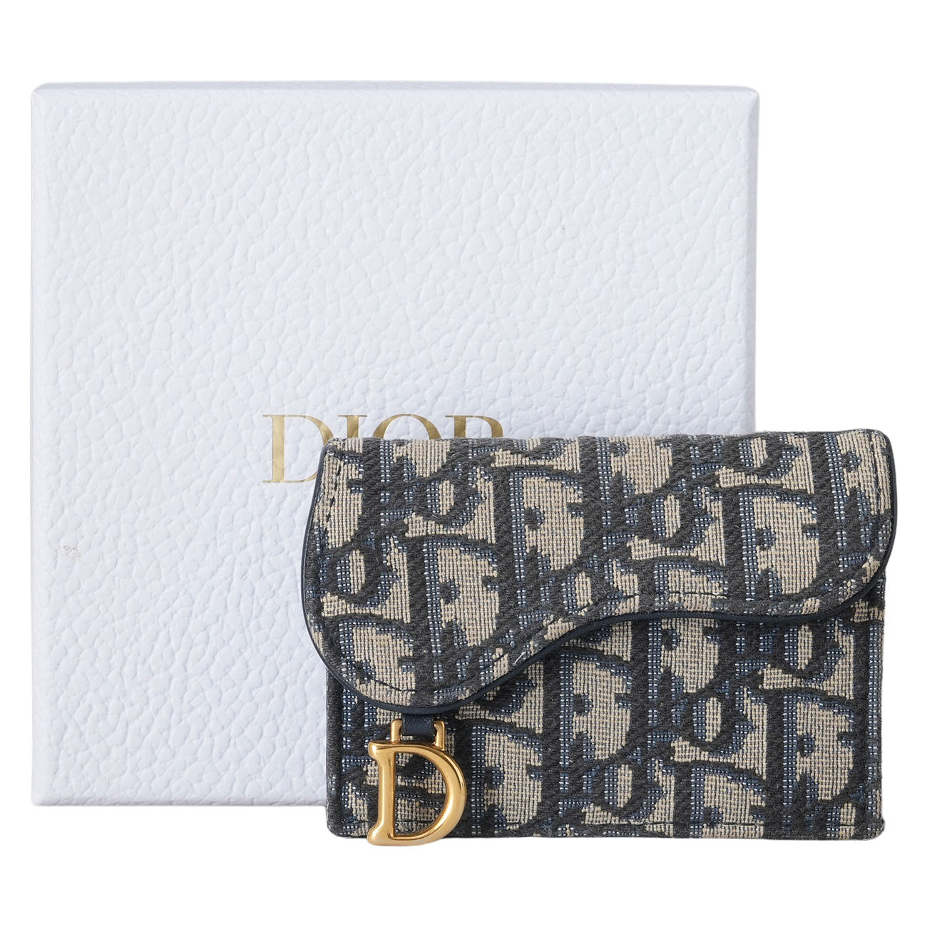 CHRISTIAN DIOR(USED)디올 오블리크 새들 블룸 카드지갑